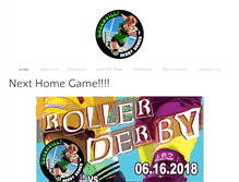 Tablet Screenshot of greenvillederbydames.com